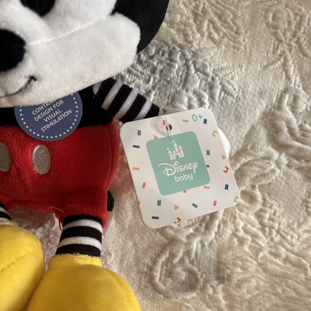 Kids Preferred Disney Baby Mickey & Minnie Mouse Plush Stuffed Animal Crinkle